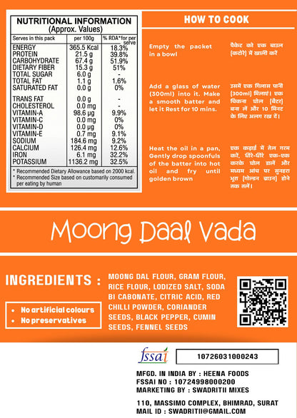 Moong Dal Vada
