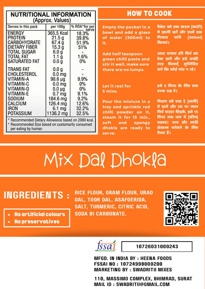 Mix Dal Dhokla